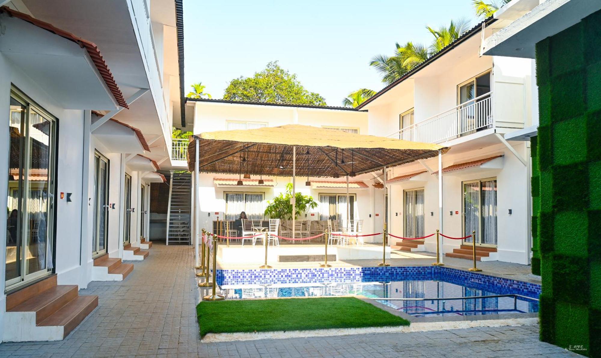 Morjim Beach Villa Esterno foto